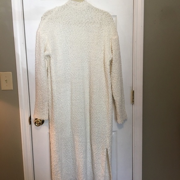 Andree very long cardigan sweater. Long sleeves, open front, sz small. - Picture 4 of 8